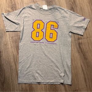 DARE Shirt "86 drugs and violence"